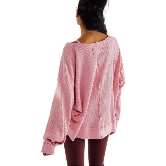 Free People We the Free Buttercup Thermal top NWT - Picture 2 of 14